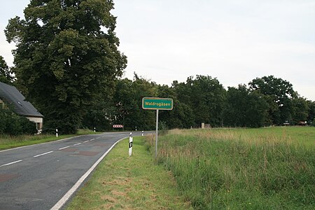 Waldrogäsen Ortseingang West