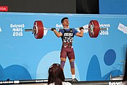 Deutsch: Gewichtheben bei den Olympischen Jugendspielen 2018; Tag 2, 10. Oktober 2018; Jungen 62 kg English: Weightlifting at the 2018 Summer Youth Olympics at 8 October 2018 – Boys' 62 kg