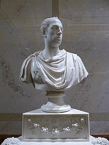 Marble bust of the final Holy Roman Emperor, Francis II, in a style inspired by ancient Roman marble busts Wien-khm-kunstkammer-francis1-0.jpg