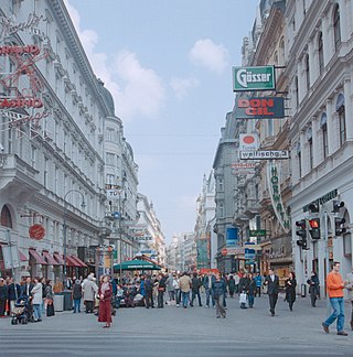 <span class="mw-page-title-main">Kärntner Straße</span> Shopping street in Vienna, Austria