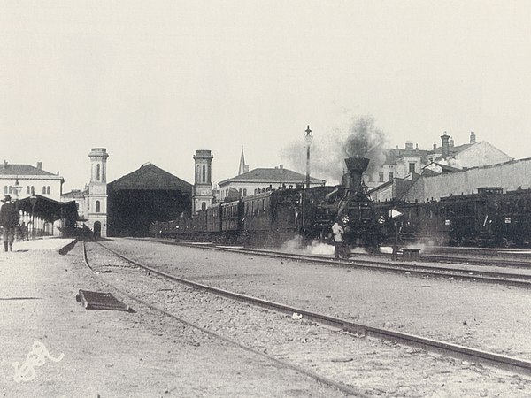 The Westbahnhof in Vienna, 1895