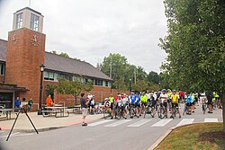Bicycle event at Wildwood Municipal Building, October 2016