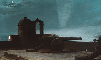 Searchlight on Harbor Entrance, Santiago de Cuba, 1901, MET.