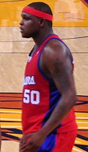 Randolph with the Clippers in 2009 Zach Randolph profile view.jpg