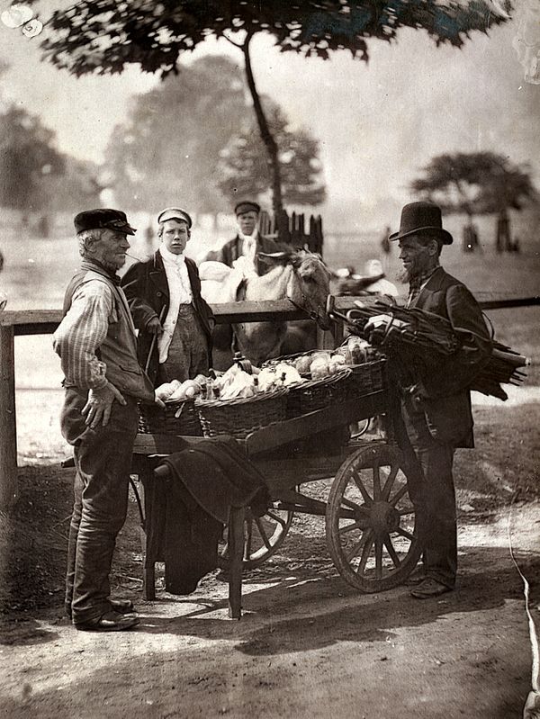 "Mush-fakers" and ginger-beer makers at Clapham Common