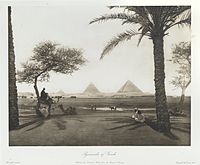 Pyramids of Ghizeh. 1893. Egypt ; heliogravures after original views. Wilbour Library of Egyptology.