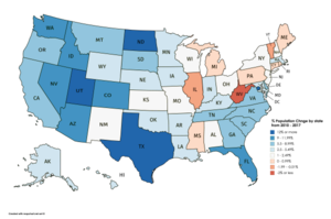 us population by state map List Of U S States By Population Simple English Wikipedia The us population by state map