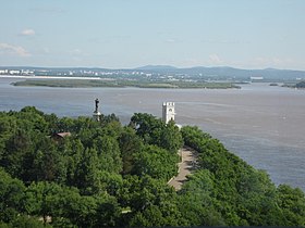 Общий вид парка с колеса обозрения