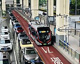 Bus of the Yan'an Road Medium Capacity transit system