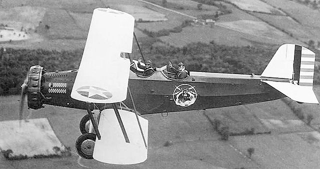 A Douglas O-38 of the 102d Observation Squadron at Miller Field in Staten Island, New York City, 1933. The squadron provided divisional aviation for t