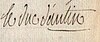 1747 signature of the Duke of Antin (Louis de Pardaillan de Gondrin, 1727-1757).jpg