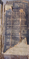 Polk's Illinois State Gazetteer, 1880 1880 spine Illinois State Gazetteer by Polk & Co.png