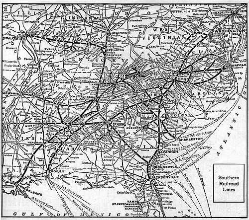A 1921 system map.