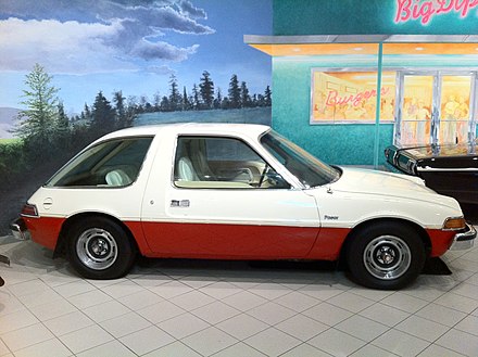 The AMC Pacer's forward placement of the passenger compartment
