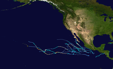 2005 Pacific hurricane season summary map 2005 Pacific hurricane season summary map.png