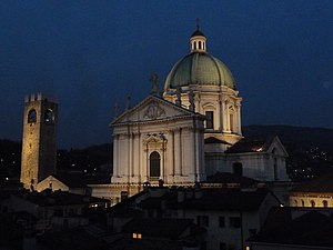 Duomo Nuovo @ night, Brescia,  Italy