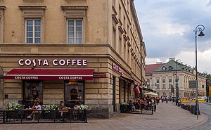 2018-07-07 Costa Coffee at Krakowskie Przedmieście Street in Warsaw.jpg