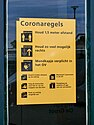 Coronaregels op station Winterswijk