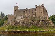 Dunvegan Castle in Isle of Skye, Scotland.