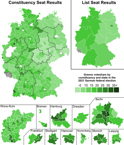 File:2021 German federal election - Greens result.svg