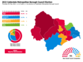 2022 Calderdale Metropolitan Borough Council election Map