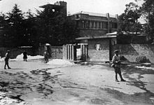 Rebels outside the Central Army's Headquarters during the uprising.