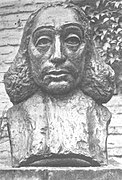 A.H. Hüttenbach - Buste van Benedictus de Spinoza - Spinozahuis, Den Haag, 1931.jpg
