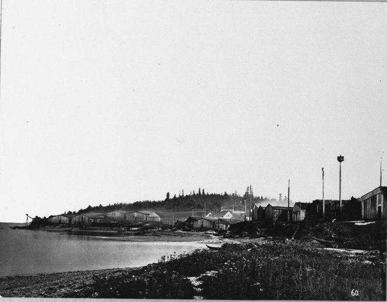 File:Aboriginal village at the Hudson's Bay Company Post, Fort Rupert, British Columbia (276).jpg