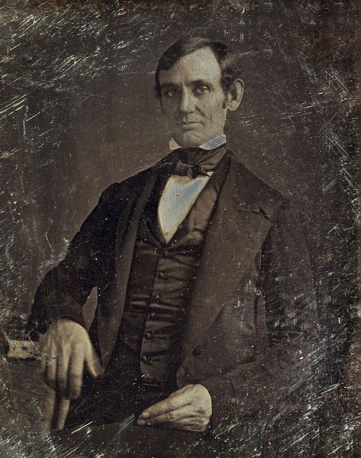 Abraham Lincoln by Nicholas Shepherd, 1846-crop