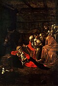 Aanbidding der herders (Caravaggio), Museo Regionale, Messina