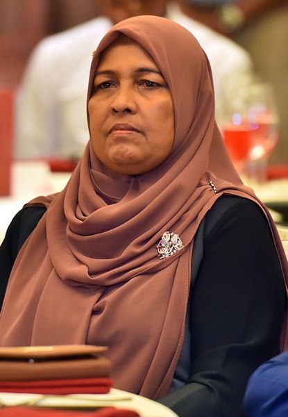 Rasheedha at Niuma Mohamed's Silver Jubilee celebration event, 2019