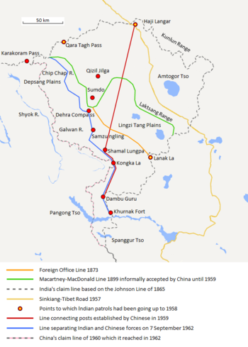 Aksai Chin Sino-Indian border map.png