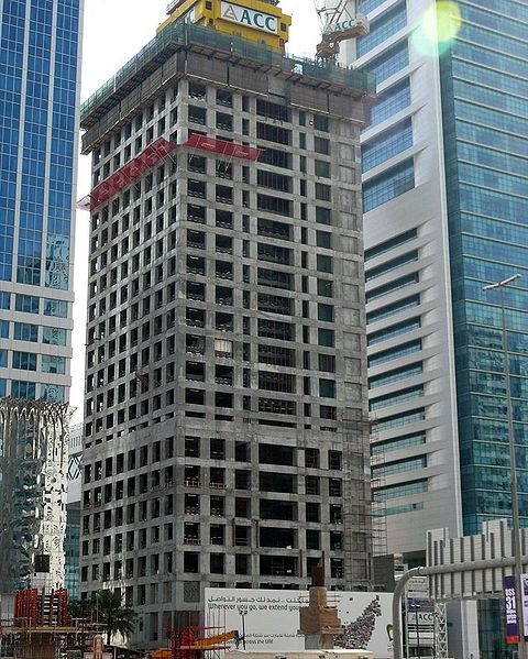 File:Al Yaquob Tower Under Construction on 25 January 2008.jpg