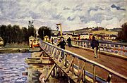 Passerelle d'Argenteuil Alfred Sisley, 1872 - Museo d'Orsay.