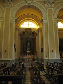 The second bay of the right aisle with the altar of St. Anthony or St. Joseph. Altare Sant'Antonio Marino.JPG