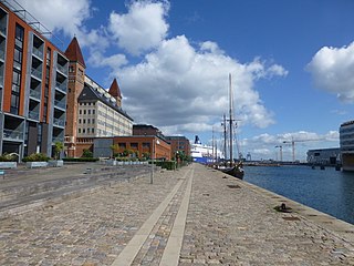 Amerikakaj street in Copenhagen Municipality, Denmark