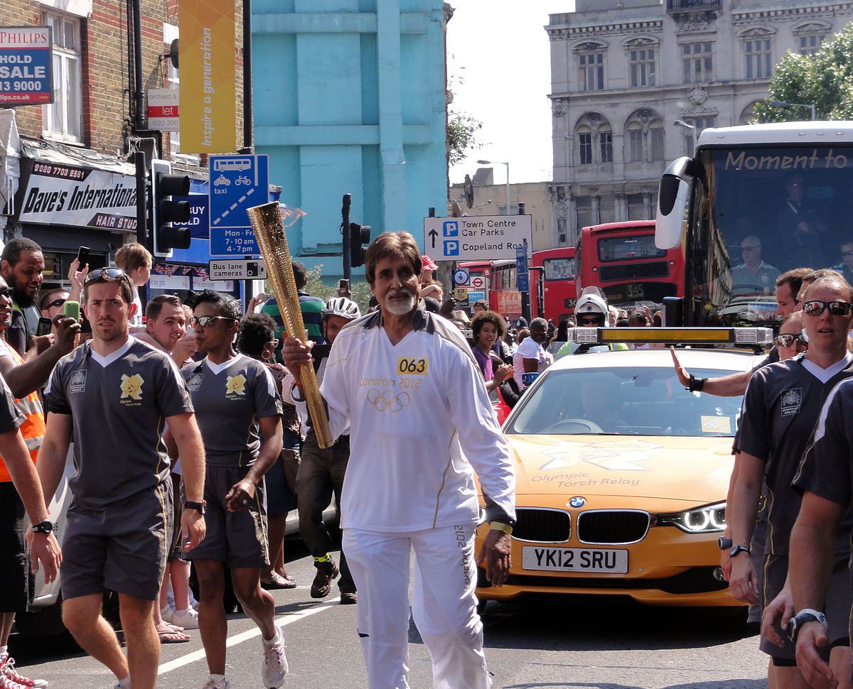 Amitabh Bachchan with Olympic torch.jpg