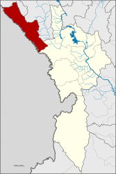 Distretto di Tha Song Yang – Mappa