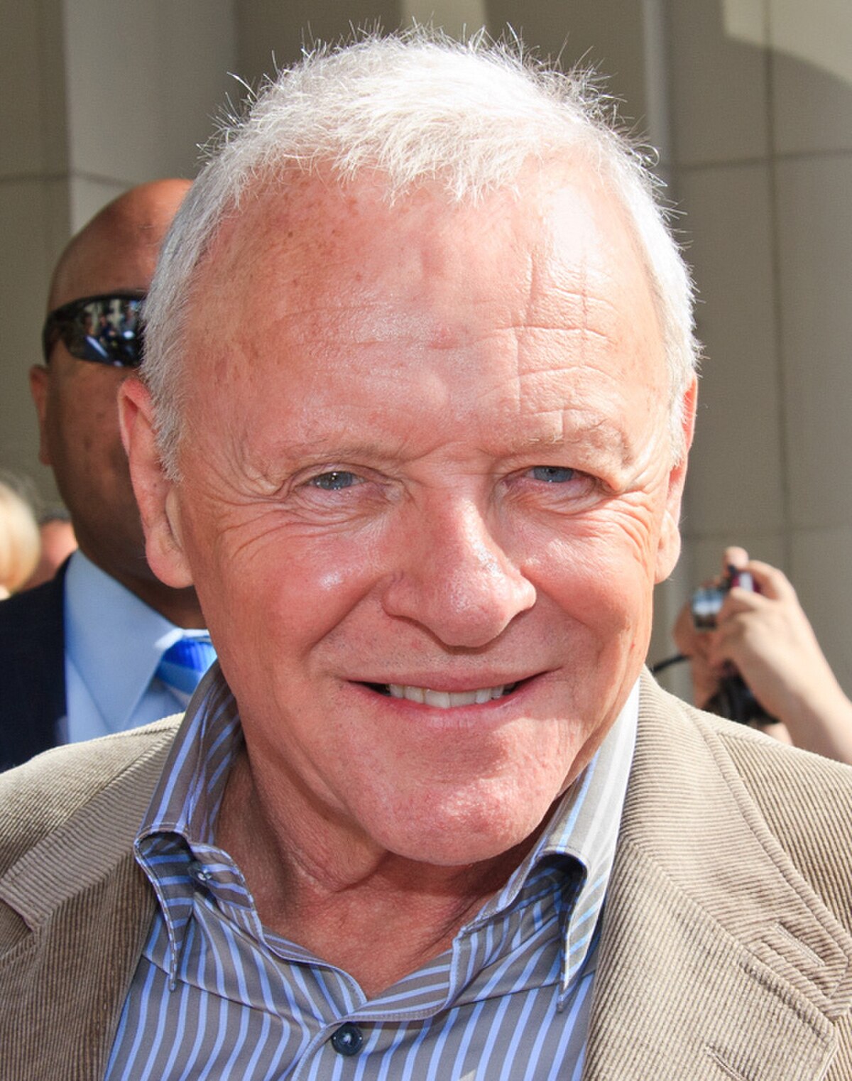 Photo of Sir Anthony Hopkins at the 2009 Tuscan Sun Festival in Cortona， Italy