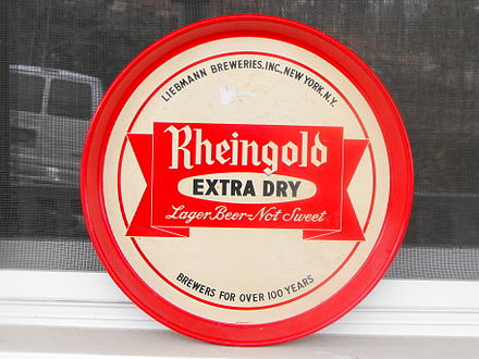 Antique Rheingold beer tray Antique beer tray.jpg