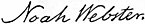 Noah Webster, podpis (z wikidata)