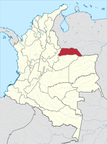 Poziția localității Arauca