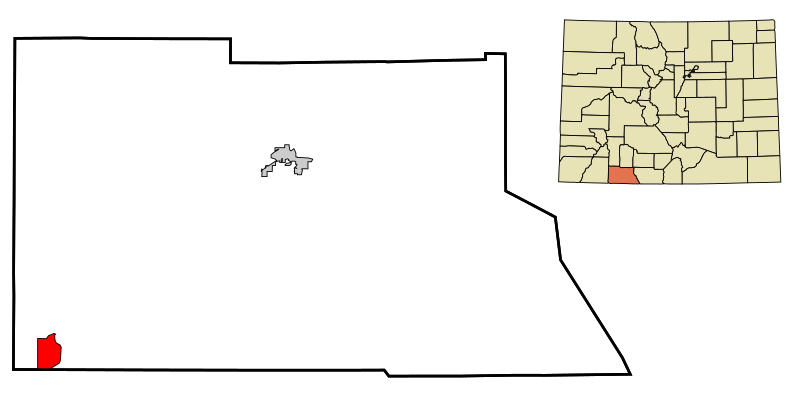 File:Archuleta County Colorado Incorporated and Unincorporated areas Arboles Highlighted.svg