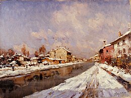 Artgate Fondation Cariplo - Karpoff Ivan, Naviglio winter.jpg