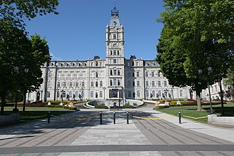 L'hôtel du Parlement de l'Assemblée nationale du Québec (ville de Québec, Canada).