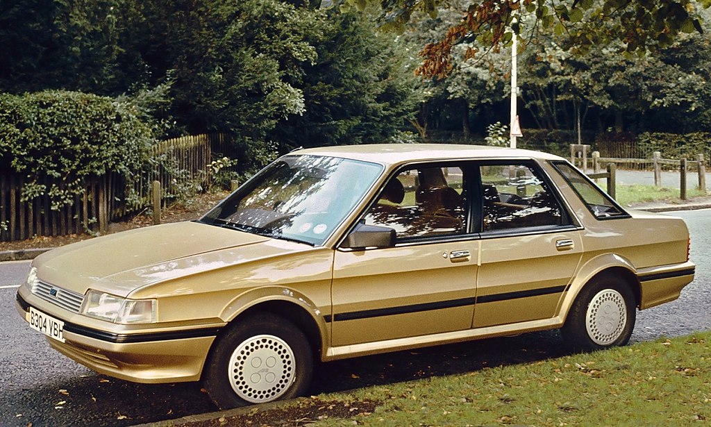Car Design Archives - [ UPDATE ] 1984 Austin Montego  LM11 — Styling buck  developed at the Longbridge Styling Studios in 1981 with Roger Tucker as  lead designer, under David Bache