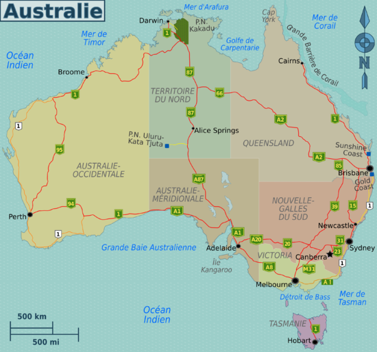 voyage france australie avion