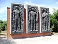 Béla Kun, Jenő Landler, Tibor Szamuely Memorial 2, Memento Park.JPG