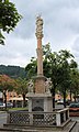 Bad Sankt Leonhard Colonne mariale votive de 1732. La ville a été complètement épargnée par la peste.