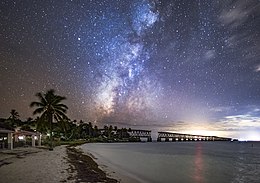 20s long exposure of Bahia Honda State Park Milky Way, October 2016